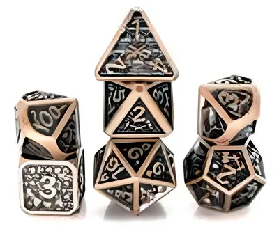 Produktbild von Würfelset Metall: Scale Copper (7)