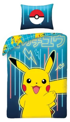 Immagine prodotto di Biancheria da letto Pokémon copripiumino 140x200cm 60x70cm