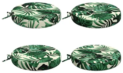 Produktbild von 4-teilige Sitzkissen SOEST 4 stk. 100 % Polyester Blattmuster