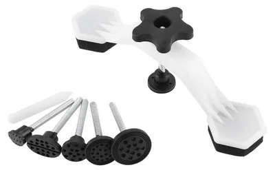 Imagen del producto de Kit de herramientas para enderezar carrocerías, tipo puente, con ganchos y abrazaderas, para trabajos de carrocería