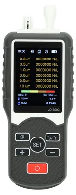 Produktbild von Staubpartikelzähler Professioneller Feinstaubtester Luftqualitätsmonitor für Innen und Außen