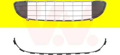 Produktbild von VAN WEZEL Lüftungsgitter Grill Stoßfänger passend für PEUGEOT 407 SW (6E)