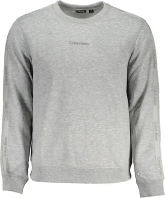 Produktbild von Graues Herren-Sweatshirt: Sportlich, Angeraut & Kontrastdetails