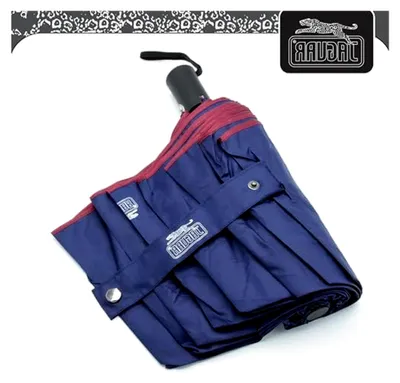 Produktbild von Sturmfester Automatik-Regenschirm, Mini-Reiseschirm im Taschenformat