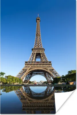 Produktbild von MuchoWow® Poster Originalfoto des Eiffelturms in Paris 40x60 cm - Plakate für die Wand - Poster Babyzimmer