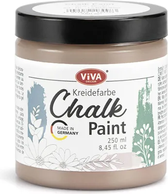 Produktbild von ViVA DECOR Chalk Paint - Kreidefarbe 250 ml - Warm Taupe