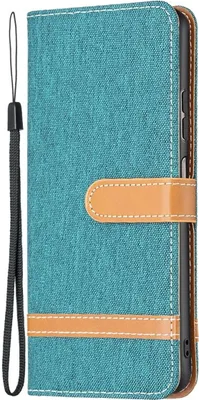 Produktbild von König Design Hülle kompatibel mit Samsung Galaxy A23 Kunstleder Handyhülle - Handy Case Grün