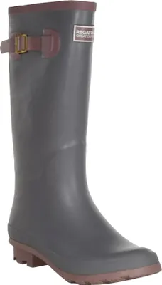 Produktbild von Dámské gumové boty Regatta Ly Fairweather II RG3770 (42 EU) (Storm Grey/Purple Chalk)