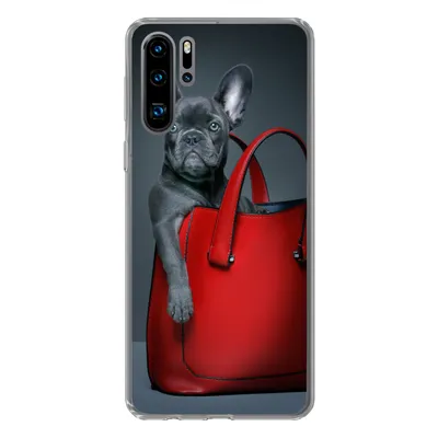 Produktbild von MuchoWow® Handyhülle Schutzhülle Hülle für Huawei P30 Pro Hund - Lustig - Tasche - Kinder - Jungen - Mädchen - Kinder Silikon Softcase Handy Hülle - Schutzdeckel