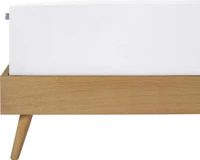 Produktbild von Schiesser Feinbiber Spannbettlaken Finni | 100% Baumwolle aus nachhaltiger Produktion | für Matratzen 140x200cm - 150x200cm | Matratzenhöhe bis 18cm| Weiß