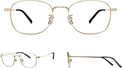 Zdjęcie produktu dla Xiaomi Blue Light Blocking Glasses (Gold)