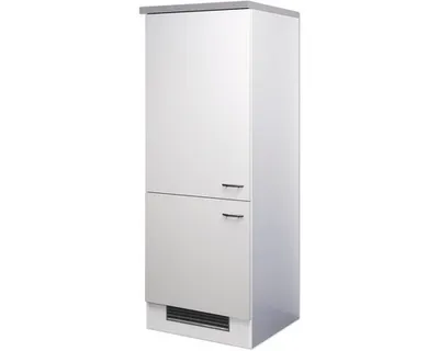 Produktbild von Flex Well Kühlumbauschrank für 88er Einbaukühlschrank Wito BxTxH 60 x 60 x 161 cm weiß matt zerlegt Anschlag reversibel