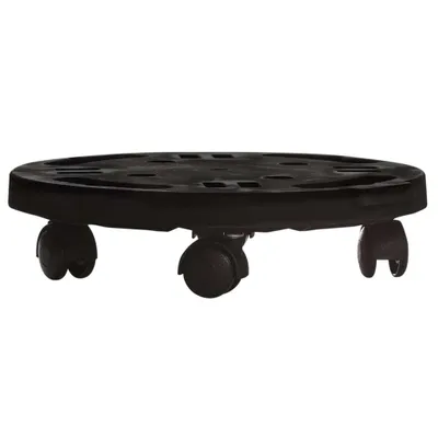 Obrázek produktu pro Vozík na rostliny na kolečkách průměr 30 cm černý 170 kg