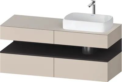 Produktbild von DURAVIT QA4766080830000 QTGO KWTU WH Ek 1400x550x600 Tp. Smt