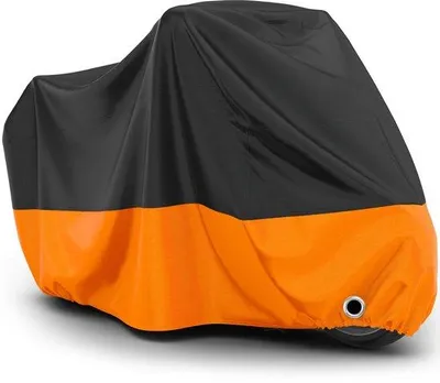 Immagine prodotto di Coperta impermeabile arancione per moto XL 220x105x125 cm