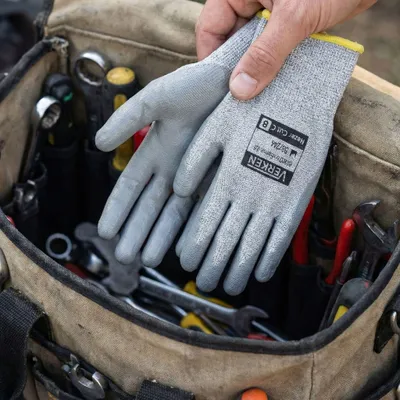 Obrázek produktu pro Pracovní Rukavice Odolné Proti Prořezání Z Polyuretanu, Sada 12 Párů, Velikost 11/Xxl