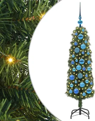 Produktbild von vidaXL Künstlicher Weihnachtsbaum mit 150 LEDs mit Ständer Grün 120 cm