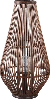 Produktbild von PTMD - Laterne Lysia - Braun - 35x35x68cm