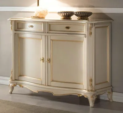 Produktbild von Kommoden Anrichte Massiv Holz Schränke Italien Schrank Möbel Kommode Sideboard