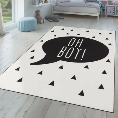 Produktbild von TT Home Kinderteppich Teppich Kinderzimmer Junge Mädchen Spielteppich Baby Modern Größe 80x150 cm