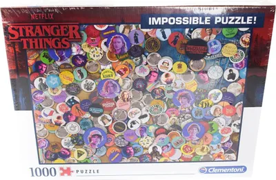 Produktbild von Clementoni 39528 Stranger Things Netflix 1000 Teile Impossible Puzzle