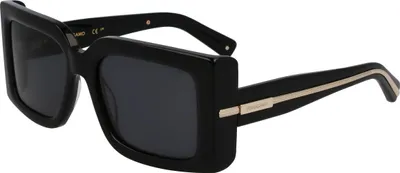Zdjęcie produktu dla Okulary przeciwsłoneczne FERRAGAMO SF2032S 001 BLACK 55/19/140 FEMALE