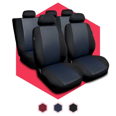 Produktbild von Autositzbezüge Universal Schonbezüge Sitzauflage PKW Schonbezug Polyester Blau