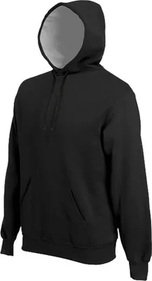 Produktbild von Kariban Damen Hoodie Kapuzenpullover Sweatjacke Pullover Sweatshirt, Größe:L, Farbe:Schwarz