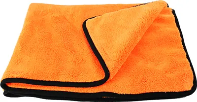 Produktbild von MICROFASER TROCKENTUCH 90x66cm ORANGE Mikrofasertuch Reinigungstuch Microfasertuch Putztuch Poliertuch Tuch Mikrofaser