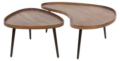 Produktbild von AnLi Style Couchtisch Carve, organisches Set (2er-Set)
