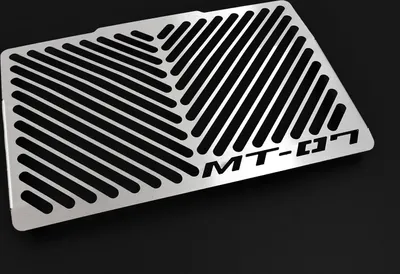 Obrázek produktu pro Kryt chladiče ZIEGER kompatibilní s designovým logem Yamaha MT-07 stříbrný