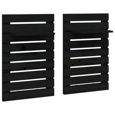Produktbild von VidaXL 824772, Kiefer, Schwarz, 400 mm, 175 mm, 630 mm, 2 Stück(e)