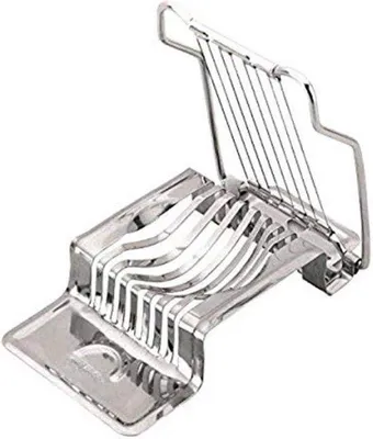 Immagine prodotto di Schiaccia-uova in acciaio inossidabile - argento - 14 x 14 x 9 cm