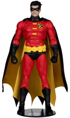 Obrázek produktu pro Akční figurka Robin (Teen Titans #41) od společnosti McFarlane Toys, součástí balení je komiks, výška 7 palců (cca 18 cm), produkt DC Direct Page Punchers
