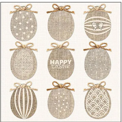 Produktbild von Ostern – Cocktail Servietten 25 x 25 cm – 3-lagig – 20 Servietten pro