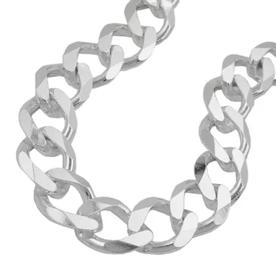 Produktbild von Armschmuck Armband Echt 925 Silber Weitpanzer L: 21cm Herren Silberarmband