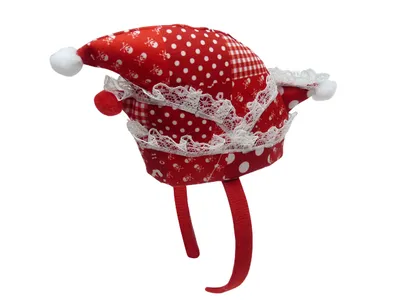 Produktbild von Haarreifen, Schiffchen  Karneval, Rot-Weiß