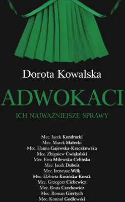 Immagine prodotto di ISBN Adwokaci Ich najważniejsze sprawy, Polski, Broszurowa okładka, 396 stron(y)
