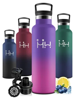 Produktbild von Motswedi Trinkflasche 750ml, Auslaufsicher, Trinkflasche, Kalt&Warm, Kohlensäure