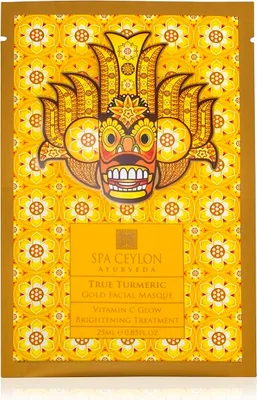 Immagine prodotto di Maschera viso in foglie d'oro - vera curcuma - VERA TURMERICA