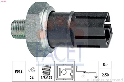 Produktbild von FACET 7.0160 Öldruckschalter Öldrucksensor für NISSAN Patrol GR V SUV (Y61) TERRANO II (R20) Patrol GR V Pritsche / Fahrgestell (Y61) Terrano II Van