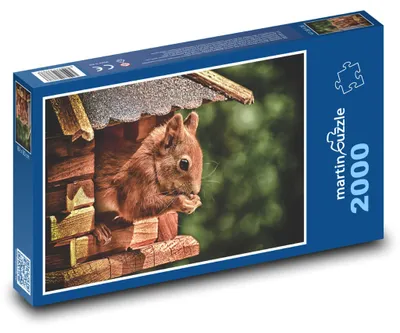 Obrázek produktu pro martinpuzzle - Puzzle 2000 - Veverka v domečku