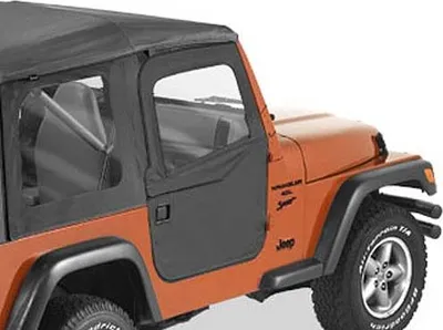Zdjęcie produktu dla Drzwi dzielone czarne materiałowe Jeep Wrangler TJ 96-06
