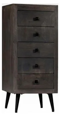 Produktbild von Sideboard aus massivem Mangoholz, 40 x 40 x 91 cm