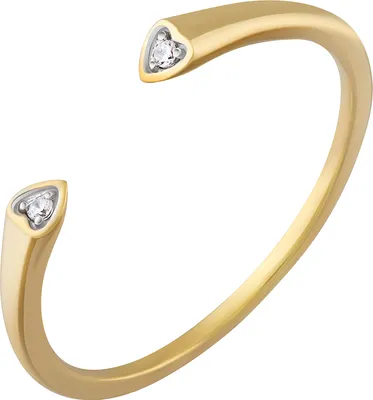 Produktbild von cai Ring 925/- Sterling Silber gelb 048 (15,3) Zirkonia 274270283V