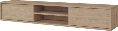 Produktbild von Lowboard 180 cm breit, hängend oder stehend, Eiche FORLI-83