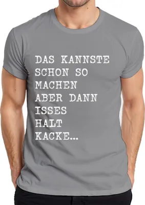 Immagine prodotto di Si può fare in questo modo, ma è una schifezza divertente dire umorismo sfacciato T-shirt da uomo, grigio, M
