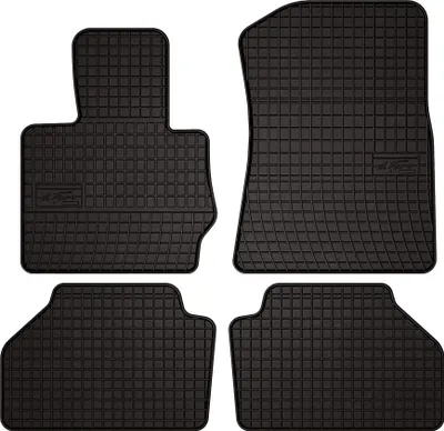 Obrázek produktu pro Gumové autokoberce pro na míru pro BMW X3 F25 (2010-2017, SUV) černé, sada 4 ks, s úchyty
