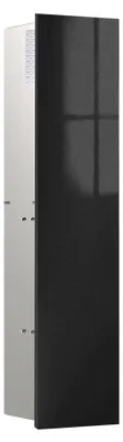Produktbild von emco asis pure WC-Modul, Unterputzmontage, Türanschlag rechts, durchgehende Glasfront, 730x170mm, mit Reserverollenfach, 975527511