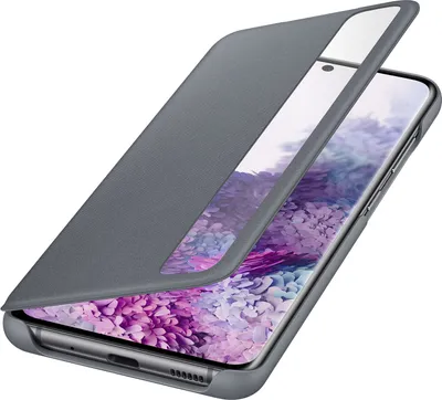 Image de SAMSUNG EF-ZG980CJEGEU SAMSUNG Clear View Cover Handy-Hülle für Samsung Galaxy S20 grau